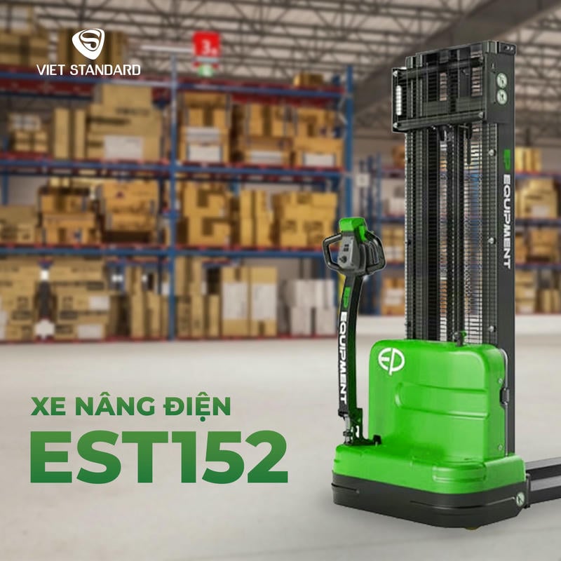 Trong nhóm xe nâng kho, cấu hình 3 tấn và nâng cao 2 m được dùng